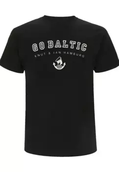 F4NT4STIC Футболка "Go Baltic", принт, черный