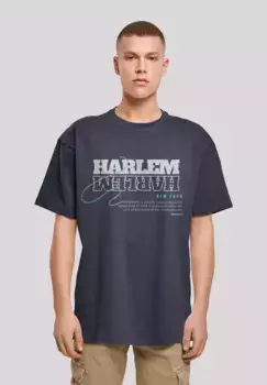 F4NT4STIC Футболка "Harlem OVERSIZE TEE", принт, цвет морской волны