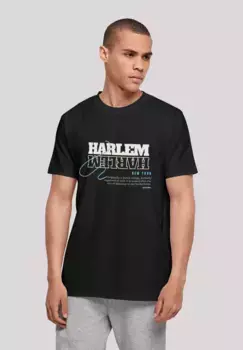 F4NT4STIC Футболка "Harlem TEE UNISEX", принт, черный