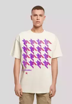 F4NT4STIC Футболка "Houndstooth Pink", принт, цвет Sand