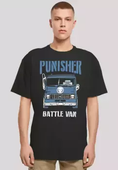 F4NT4STIC Футболка "Marvel Punisher Battle Van II", премиум качество, черный
