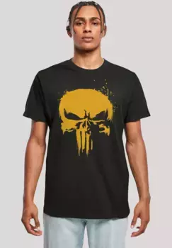 F4NT4STIC Футболка "Marvel Punisher Gold", премиум качество, черный