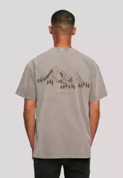 F4NT4STIC Футболка "Mountain Berg", принт, цвет Asphalt