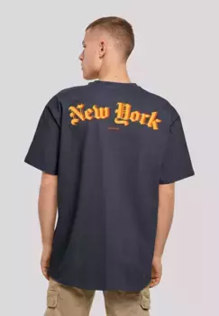 F4NT4STIC Футболка "New York Orange OVERSIZE TEE", принт, цвет морской волны