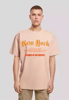 F4NT4STIC Футболка "New York OVERSIZE TEE", принт, цвет Amber