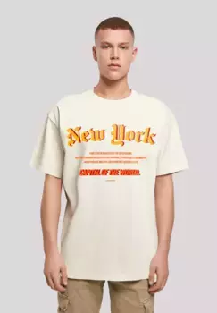 F4NT4STIC Футболка "New York OVERSIZE TEE", принт, цвет Sand
