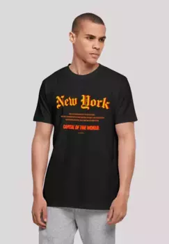 F4NT4STIC Футболка "New York TEE UNISEX", принт, черный