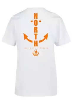 F4NT4STIC Футболка "North Anker Knut & Jan Hamburg", принт, белый