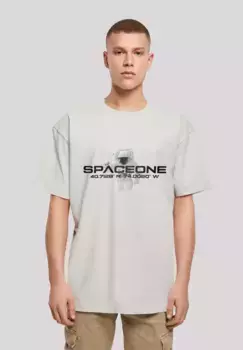 F4NT4STIC Футболка "PHIBER SpaceOne Astronaut", принт, цвет Lightasphalt