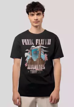 F4NT4STIC Футболка "Pink Floyd Animal Factory", премиум качество, черный
