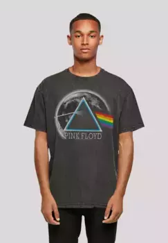 F4NT4STIC Футболка "Pink Floyd Oversize", принт, черный