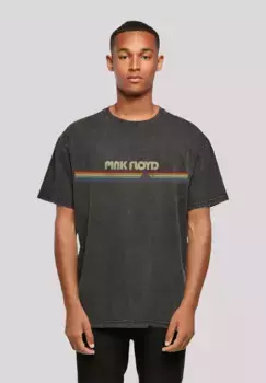 F4NT4STIC Футболка "Pink Floyd Oversize", принт, черный
