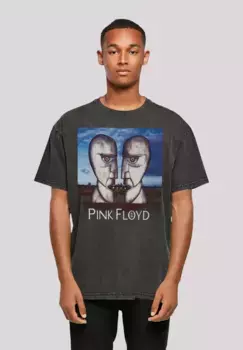 F4NT4STIC Футболка "Pink Floyd Oversize", принт, черный