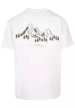 F4NT4STIC Футболка "PLUS SIZE Mountain Mountains", принт, белый