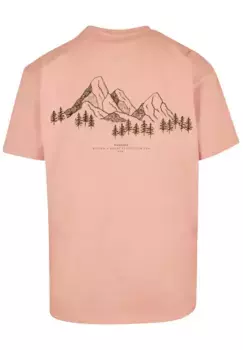 F4NT4STIC Футболка "PLUS SIZE Mountain Mountains", принт, цвет Amber