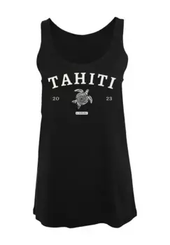 F4NT4STIC Футболка "PLUS SIZE Tahiti", принт, черный