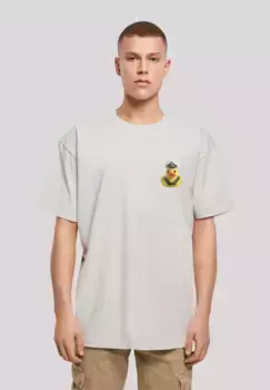 F4NT4STIC Футболка "Rubber Duck Captain OVERSIZE TEE", принт, цвет Lightasphalt