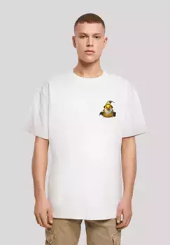 F4NT4STIC Футболка "Rubber Duck Wizard TEE OVERSIZE", принт, белый