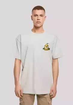 F4NT4STIC Футболка "Rubber Duck Wizard TEE OVERSIZE", принт, цвет Lightasphalt