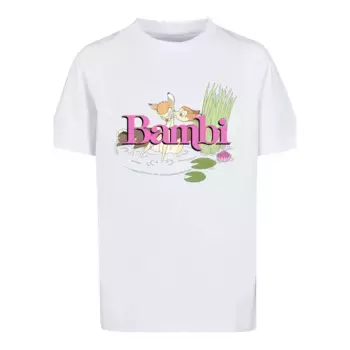 F4NT4STIC Футболка с коротким рукавом «F4NT4STIC Kids Bambi Kiss с детской базовой футболкой», белый