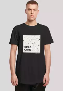 F4NT4STIC Футболка "SELF CARE LONG TEE", принт, черный