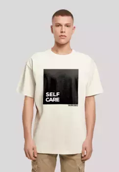 F4NT4STIC Футболка "SELF CARE OVERSIZE TEE", принт, цвет Sand