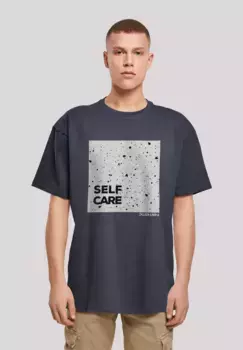 F4NT4STIC Футболка "SELF CARE OVERSIZE TEE", принт, цвет морской волны