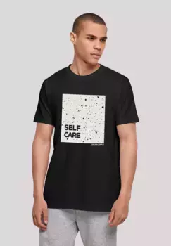F4NT4STIC Футболка "SELF CARE TEE UNISEX", принт, черный