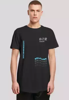 F4NT4STIC Футболка "Self Love LONG TEE", принт, черный