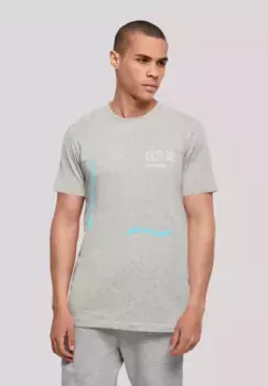 F4NT4STIC Футболка "Self Love TEE UNISEX", принт, серый