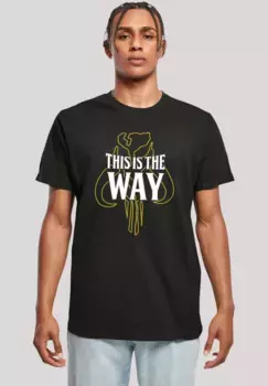 F4NT4STIC Футболка "Star Wars The Mandalorian The Way", премиум качество, черный