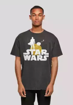 F4NT4STIC Футболка "Star Wars The Mandalorian ZZZ", премиум качество, черный