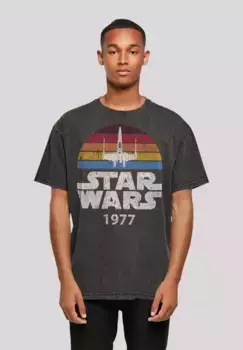 F4NT4STIC Футболка "Star Wars X-Wing Trip 1977 T", премиум качество, черный