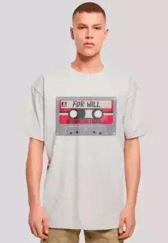 F4NT4STIC Футболка "Stranger Things Cassette For Will", премиум качество, цвет Lightasphalt