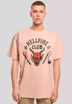 F4NT4STIC Футболка "Stranger Things Hellfire Club", премиум качество, цвет Amber