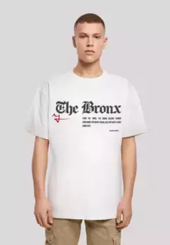 F4NT4STIC Футболка "The Bronx OVERSIZE TEE", принт, белый