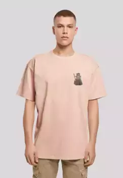 F4NT4STIC Футболка "Wizard Cat OVERSIZE TEE", принт, цвет Amber