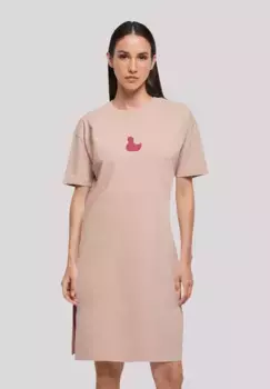 F4NT4STIC Платье-рубашка "Duck Magenta", принт, цвет Duskrose