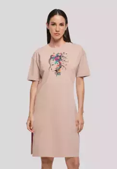 F4NT4STIC Платье-рубашка "Flower Silhouette Colorful", принт, цвет Duskrose