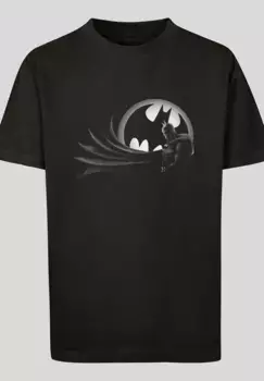 F4NT4STIC Рубашка с коротким рукавом "F4NT4STIC Kids Batman Spot с детской базовой футболкой", черный