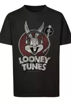 F4NT4STIC Рубашка с коротким рукавом "F4NT4STIC Kids Looney Tunes Bugs Bunny с детской базовой футболкой", черный