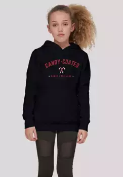 F4NT4STIC Толстовка "Christmas Candy Coated Christmas", Рождество, подарок, логотип, черный
