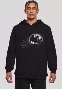 F4NT4STIC Толстовка "DC Comics Batman Spot Logo", мужская, премиальный товар, приталенный крой, толстовка с принтом, черный