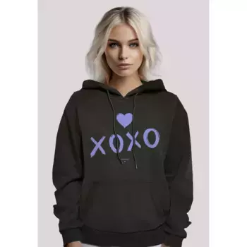 F4NT4STIC толстовка "День святого Валентина xoxo", толстовка, теплая, удобная, черный