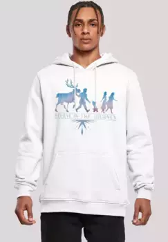 F4NT4STIC Толстовка "Disney Frozen 2 Believe In The Journey", мужская, премиальный товар, приталенный крой, толстовка с принтом, белый
