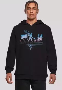 F4NT4STIC Толстовка "Disney Frozen 2 Believe In The Journey", мужская, премиальный товар, приталенный крой, толстовка с принтом, черный