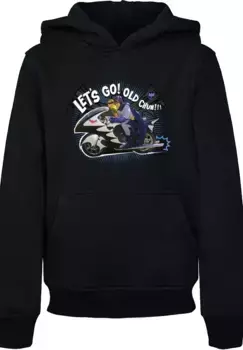 F4NT4STIC Толстовка "F4NT4STIC Kids Bat Bike TV Series Batman с базовой детской толстовкой", черный