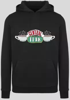 F4NT4STIC Толстовка "F4NT4STIC Мужская Central Perk Sketch - WHT с тяжелой толстовкой", черный