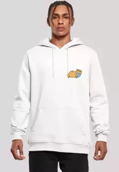 F4NT4STIC Толстовка "Hoodie Disney Winnie the Pooh", мужская, премиум-мерч, приталенный крой, худи, с принтом, белый