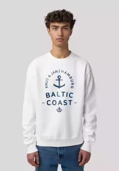 F4NT4STIC толстовка "Ostsee Logo Knut & Jan Hamburg", премиум качество, белый